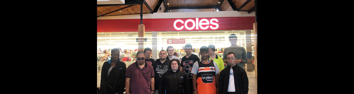 Afford - SLES Trainees experience an industry visit at Coles