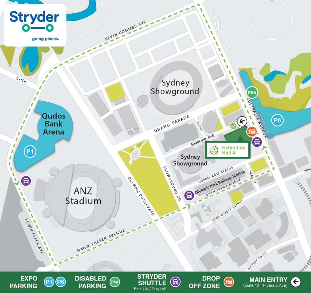SDE Attendee Venue Parking Map 2023